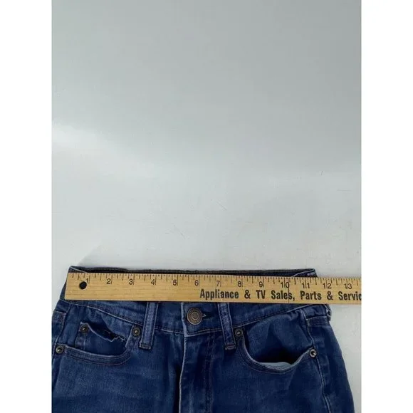 AERO Women's High Rise Medium Wash Skinny Denim Jeans Size 00 - Picture 8 of 11